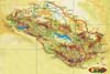 Mapa del Parque Natural de las Sierras de Cazorla, Segura y Las Villas