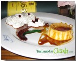 Delicioso Flan con Nata