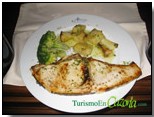Filete de Pez Espada con verduras de la huerta