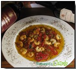 Salteado de Pimientos de Piquillo con deliciosas Gambas