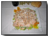 Ensalada de Perdiz con salsa rosa