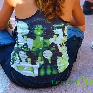 Muchas Chicas Guapas hasta en las camisetas en el BluesCazorla 2008