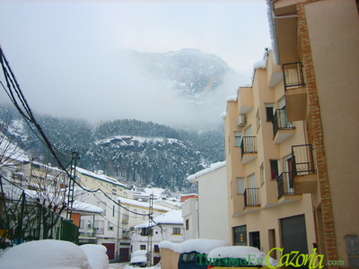 Calle de Cazorla nevada