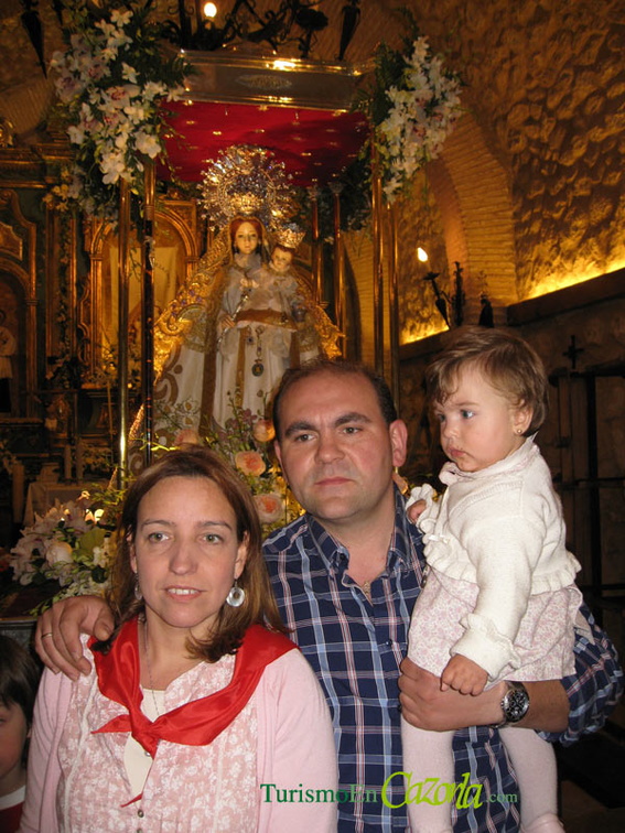 Paco Aragón y Familia en la Virgen de la Cabeza