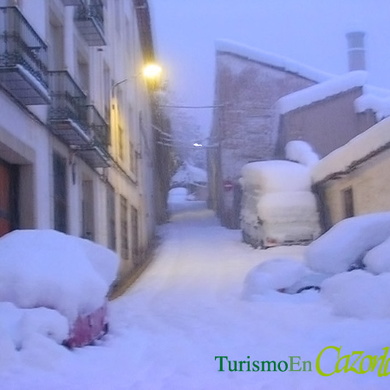 Calles de Cazorla durante la nevada de Enero de 2007