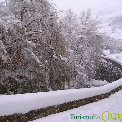 Margen del río Cerezuelo de Cazorla nevado