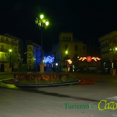 Plaza de la Tejera de Cazorla en Navidad
