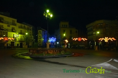 Plaza de la Tejera de Cazorla en Navidad