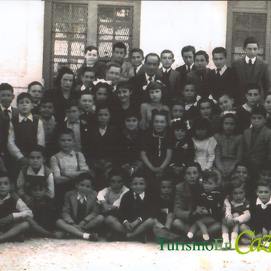 Colegio de Don Samuel en Cazorla. Año 1950
