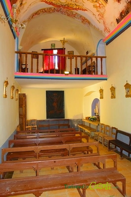 Capilla de Montesión, vista interior y coro