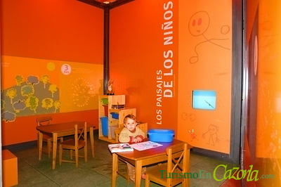 Sala para niños del Centro de Visitantes de la Torre del Vinagre