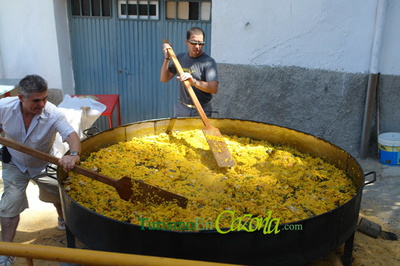 Gran paella en la Feria de la Iruela 2012
