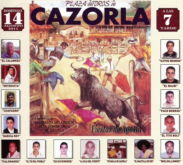 Toros en Cazorla :: Becerrada en Agosto de 2011