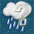 Despejado con la probabilidad de lluvia por la noche
