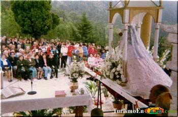 Vista de la celebración de la Romería