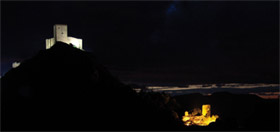 Vista general del Castillo de Segura