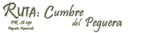 Bienvenido a la Ruta Cumbre del Peguera
