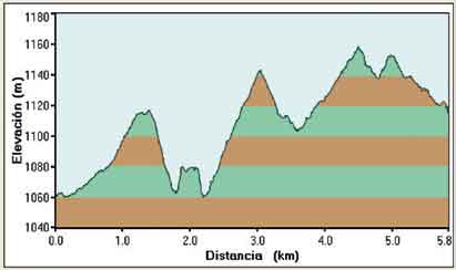 perfil de la ruta