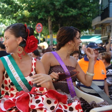 Damas de Honor de las Fiestas de Cazorla 2011