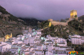 Cazorla al atardecer