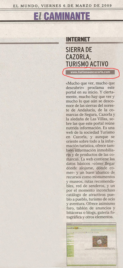 El Mundo - El Caminante - Viernes 6 de Marzo de 2009